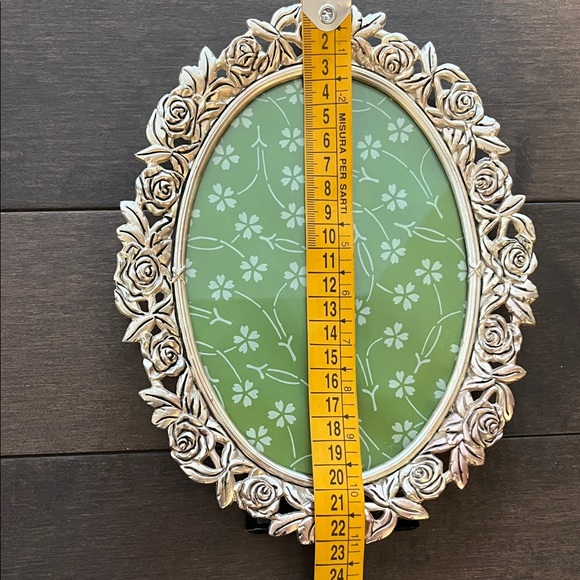 Metal Roses Picture Frame Vintage - Picture 6 of 8